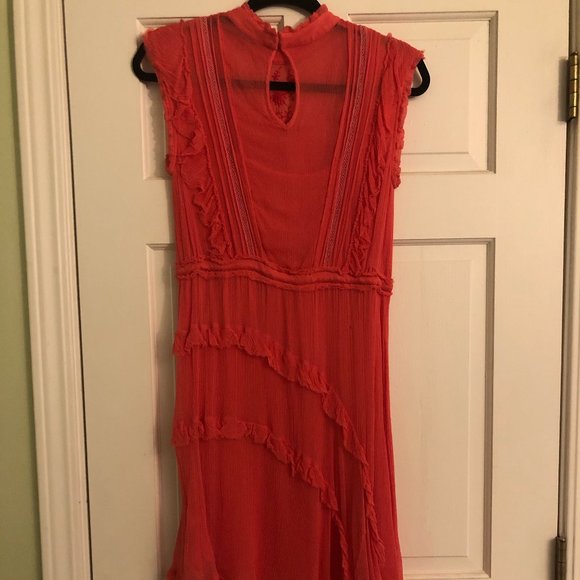 Allsaints Pink Embroidered Dress (Lena Kishani) - Picture 3 of 6